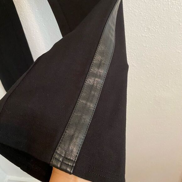 INC International Concepts Black Trousers Side Stripe Size 4 UB-11 - Picture 5 of 11